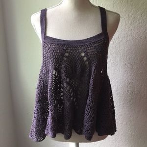 Free People Swing Crochet Tank